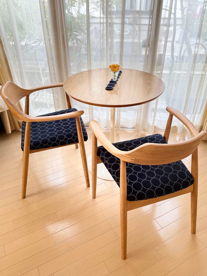 mina perhonen ミナペルホネン生地使用イス　椅子　ダイニングチェア