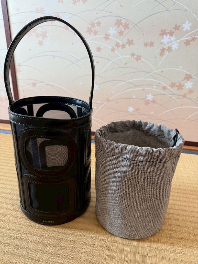 ポ*☆様 ORSETTO 黒 シアーバッグ　☆美品☆