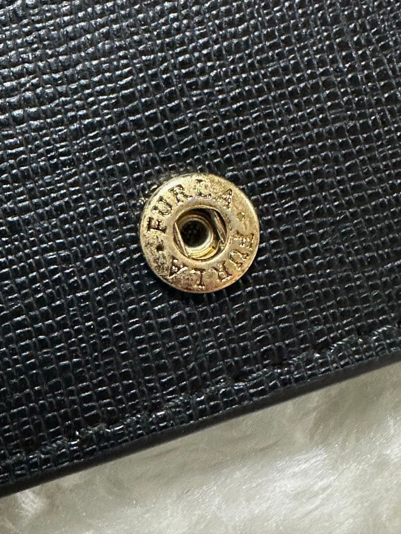 ✳︎新品✳︎ FURLA レザー マチ付き カードケース 名刺入れ 黒