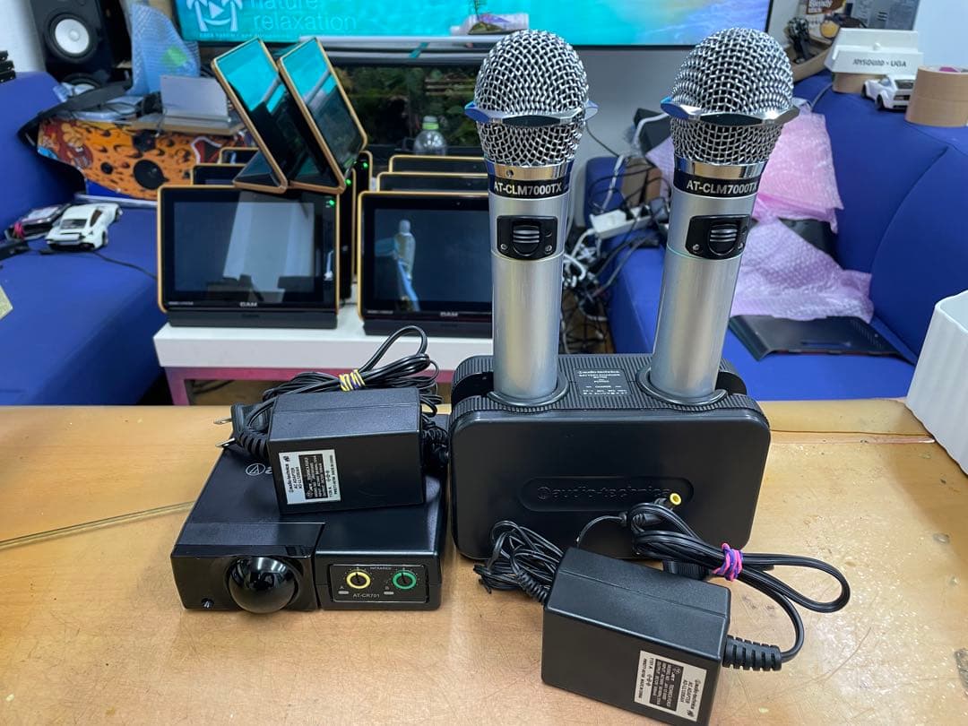 オーディオテクニカ赤外線ワイヤレスマイクセット CR7000+CLM7000