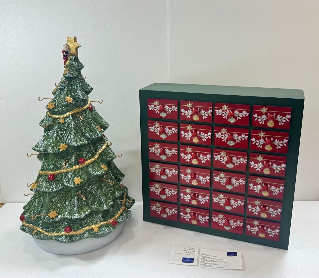 【超美品】ビレロイ ボッホ クリスマス アドベントカレンダー 陶器 インテリア