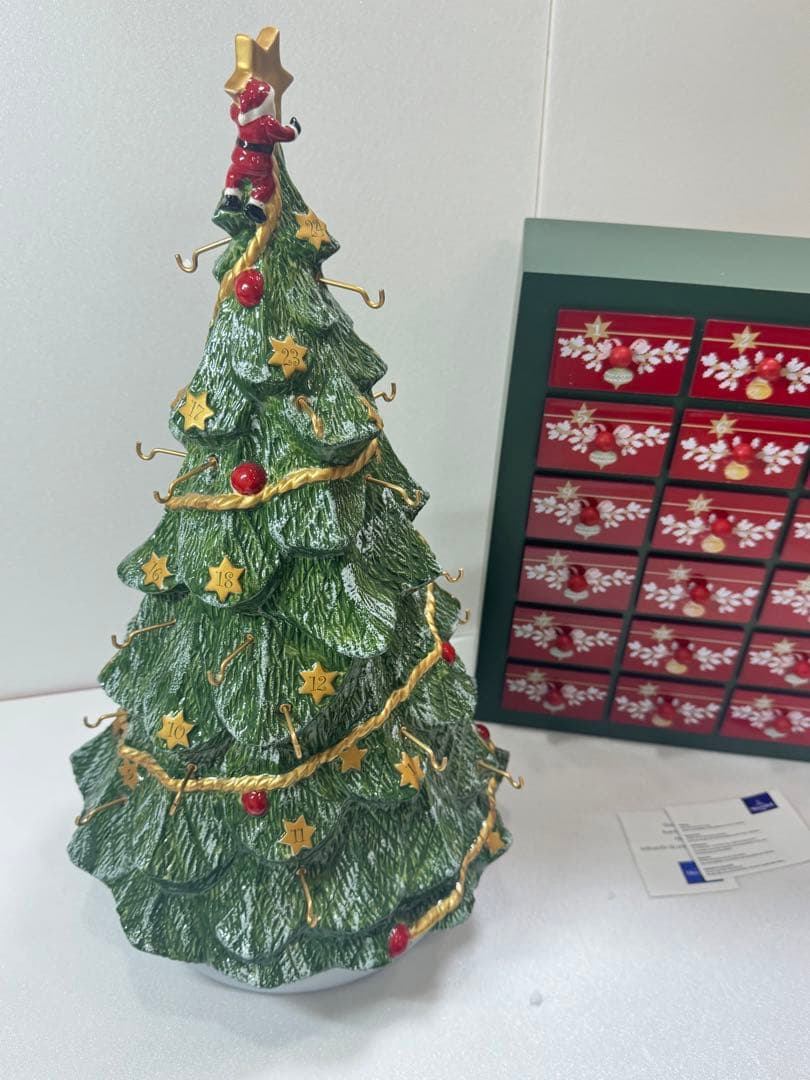 【超美品】ビレロイ ボッホ クリスマス アドベントカレンダー 陶器 インテリア