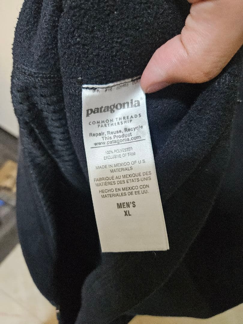 Patagonia Synchilla フリースベストブラック XL