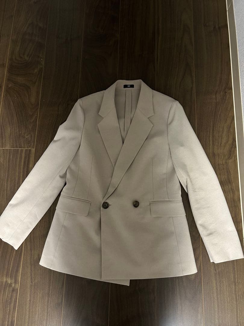 プラステ　プレミアムオックス　ジャケットパンツ　ベージュ　S