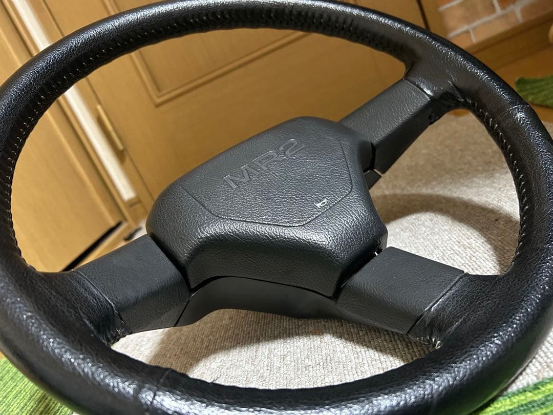 TOYOTA mr2 aw11 MR-2 純正レザー　ステアリング　極上品 美品