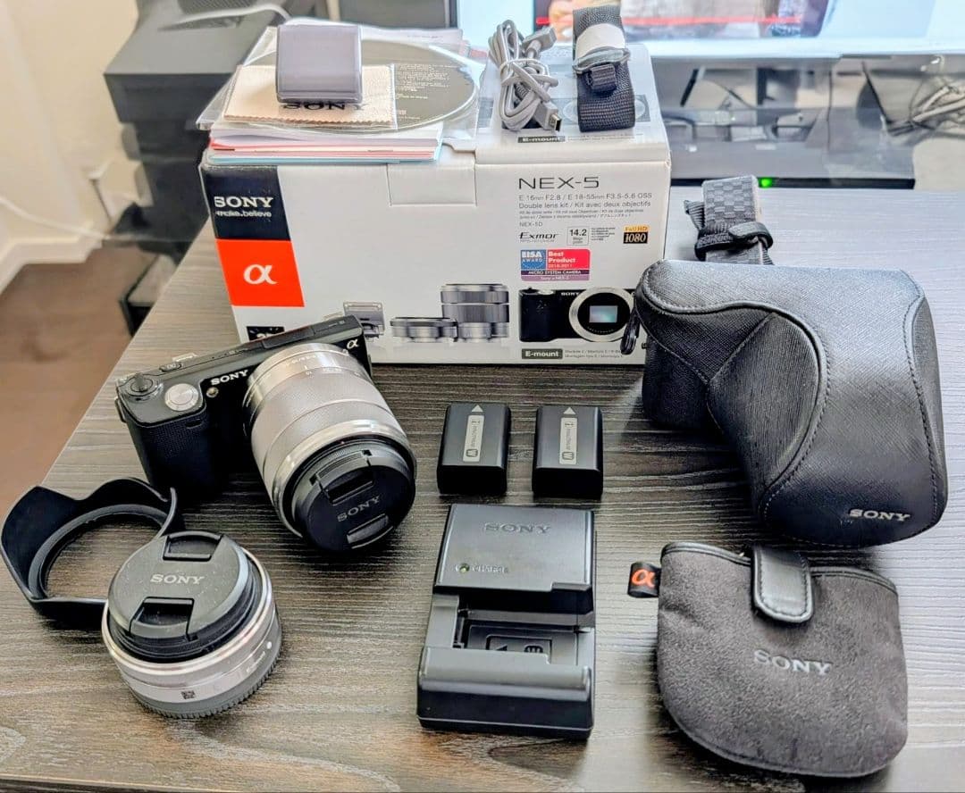 SONY NEX-5D ミラーレスカメラ ダブルレンズキット