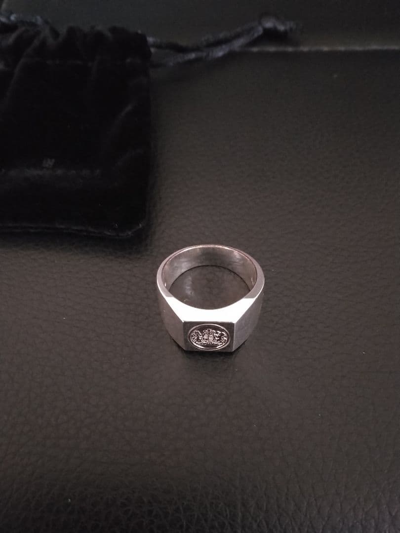 LH Petite Modern ブリティッシュエンブレムリング/シルバー925