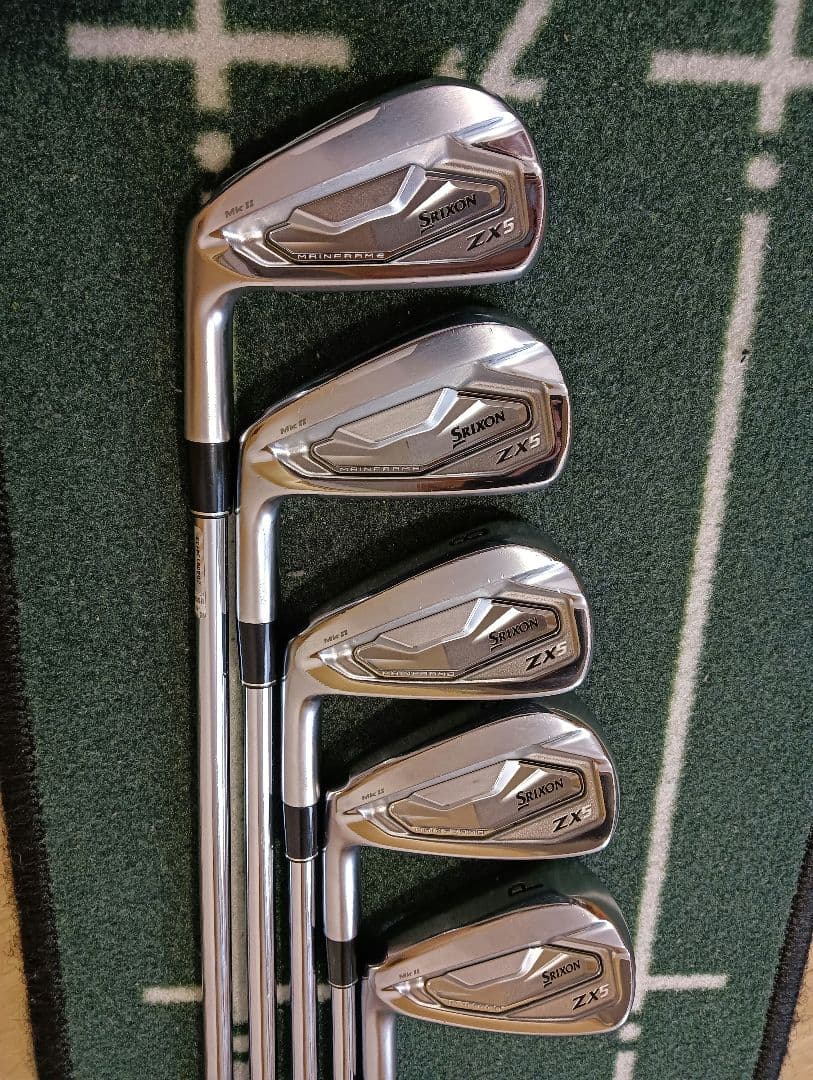 【レフティ】スリクソン ZX5 MK2 アイアン 5本セット　6.7.8.9.P