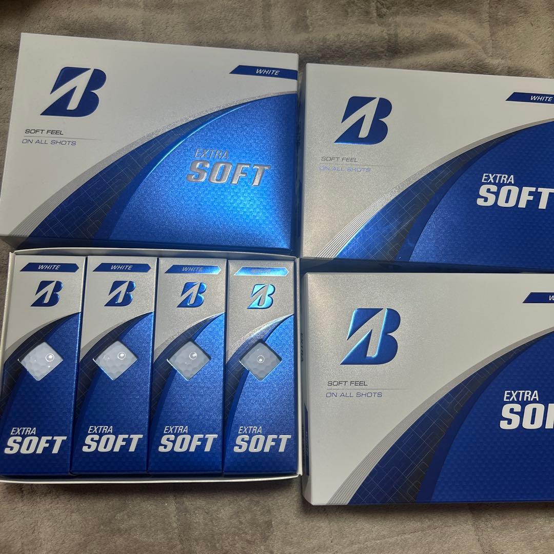 ブリヂストン EXTRA SOFT ゴルフボール エクストラソフト　4箱