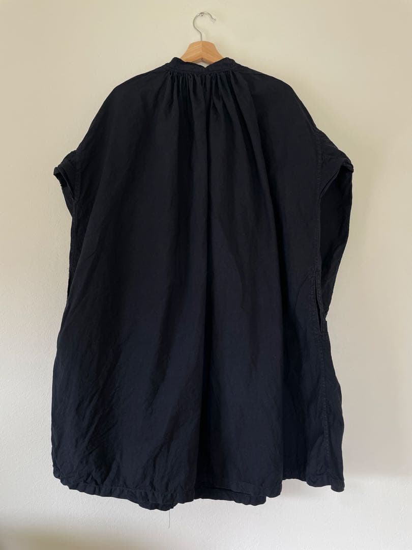 ~1920s フレンチヴィンテージ　indigo cotton Biaude