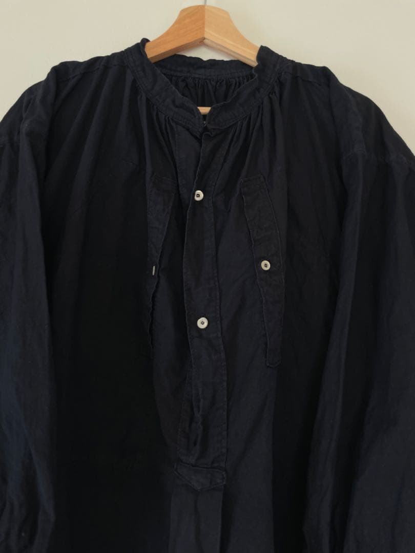 ~1920s フレンチヴィンテージ　indigo cotton Biaude