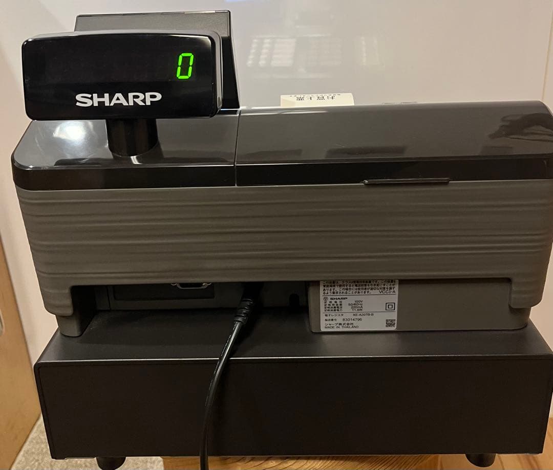[美品] SHARP 電子レジスター XE-A207B
