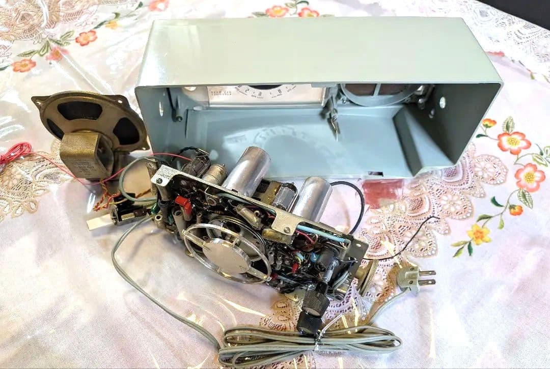 美品！昭和レトロ真空管ラジオ　bluetooth付　AX-430