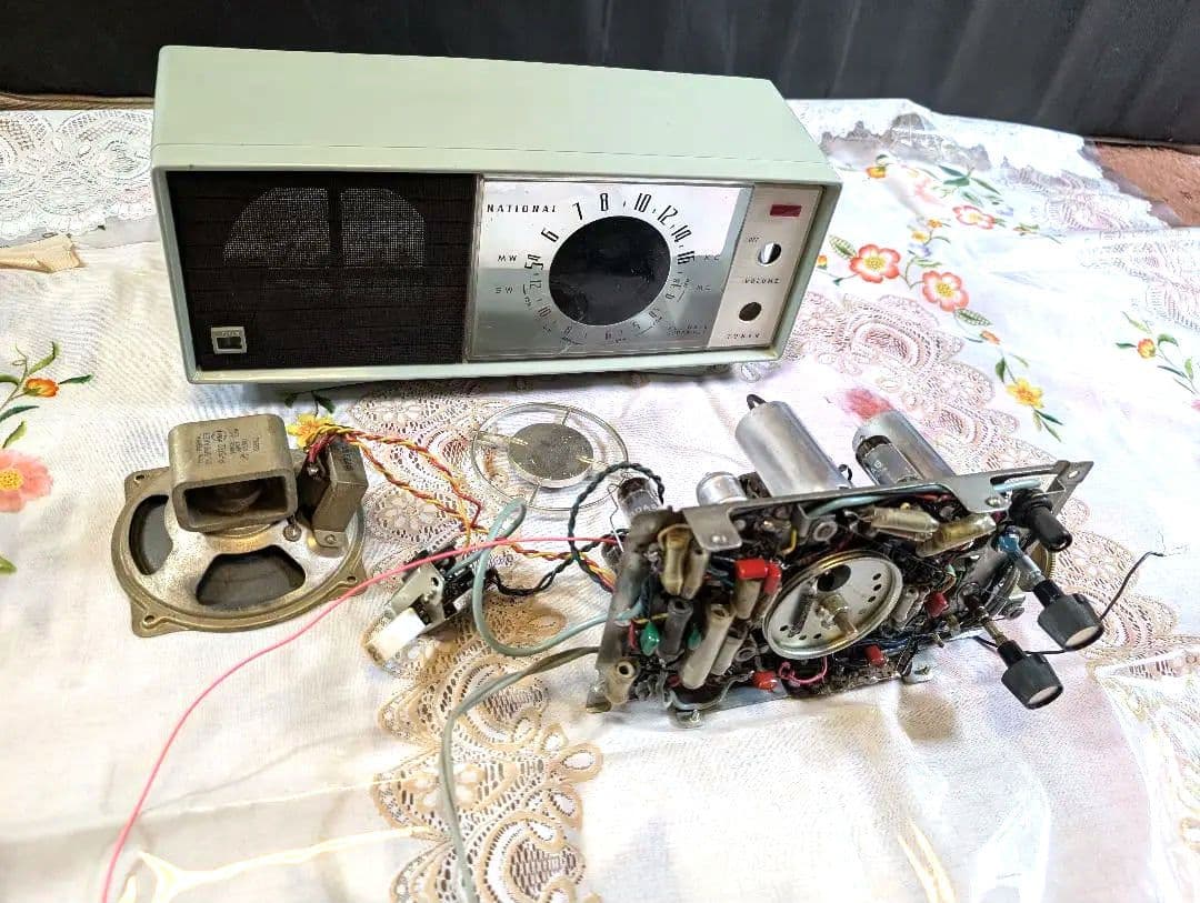 美品！昭和レトロ真空管ラジオ　bluetooth付　AX-430