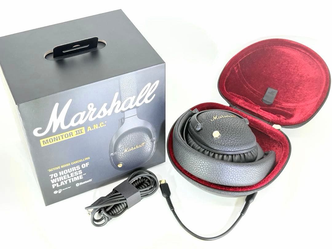 【未使用】Monitor III A.N.C. ワイヤレスヘッドホン ブラック