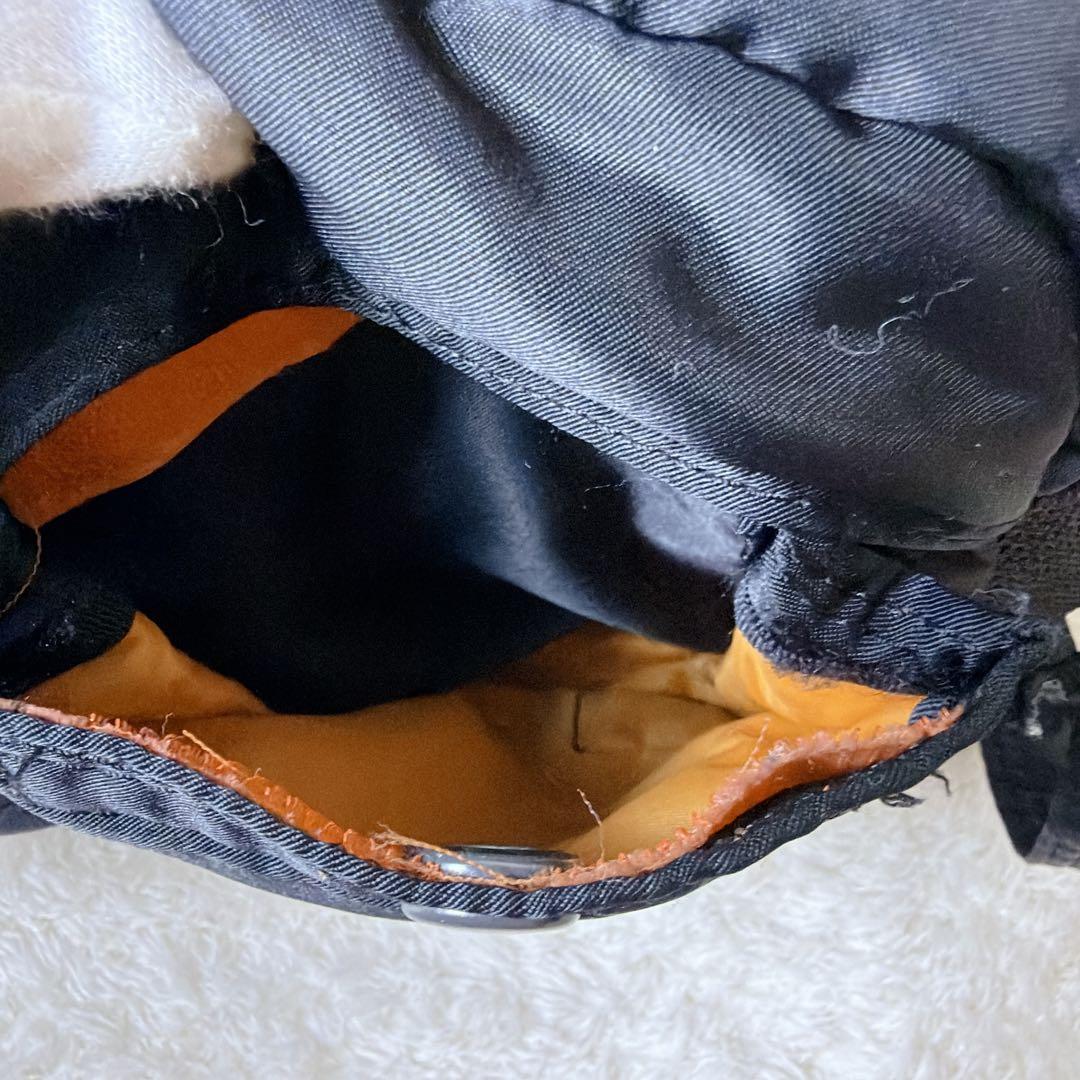 【美品】PORTER タンカー 2way ボディバッグ ウエストバッグ ブラック