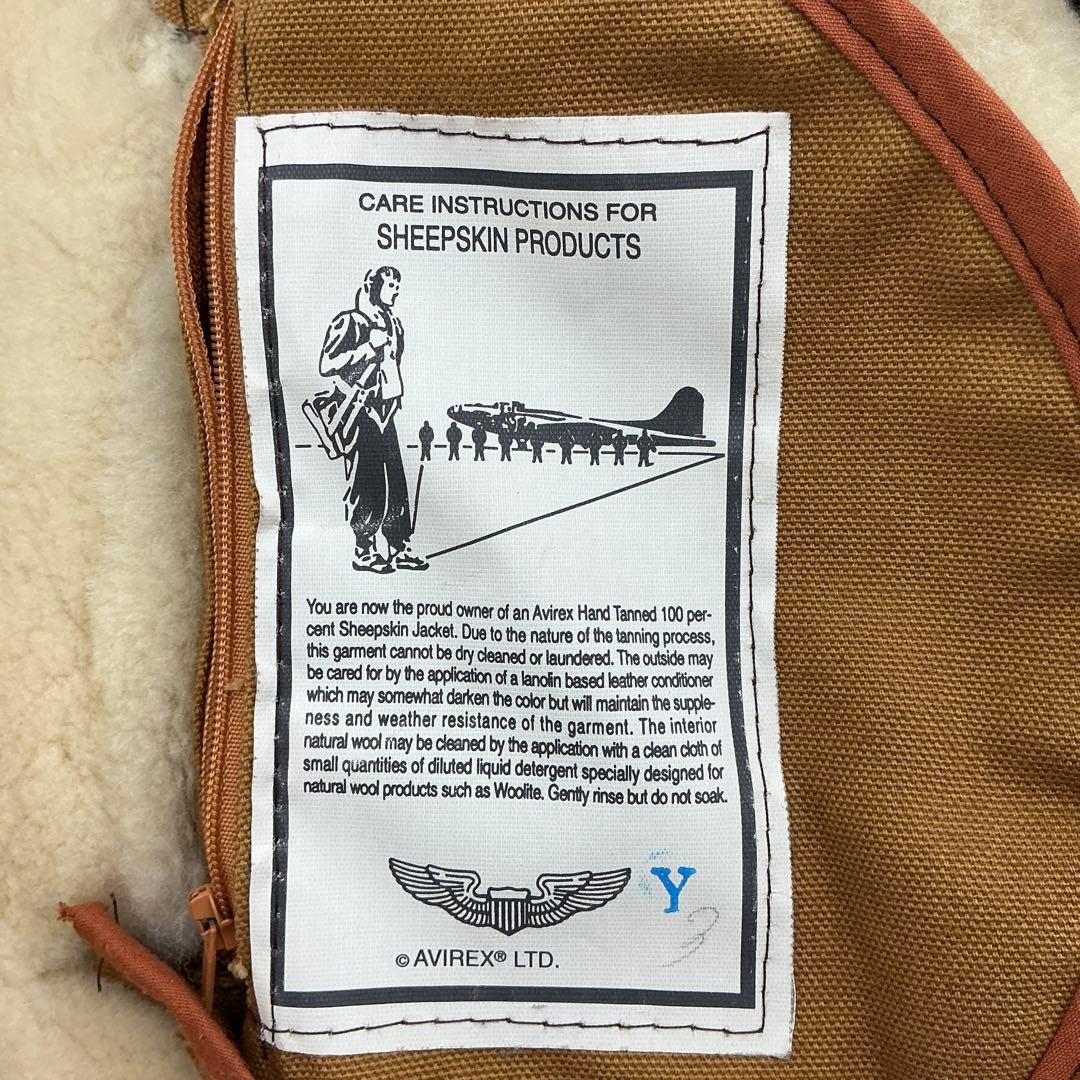 AVIREX B-3 ムートンフライトジャケット