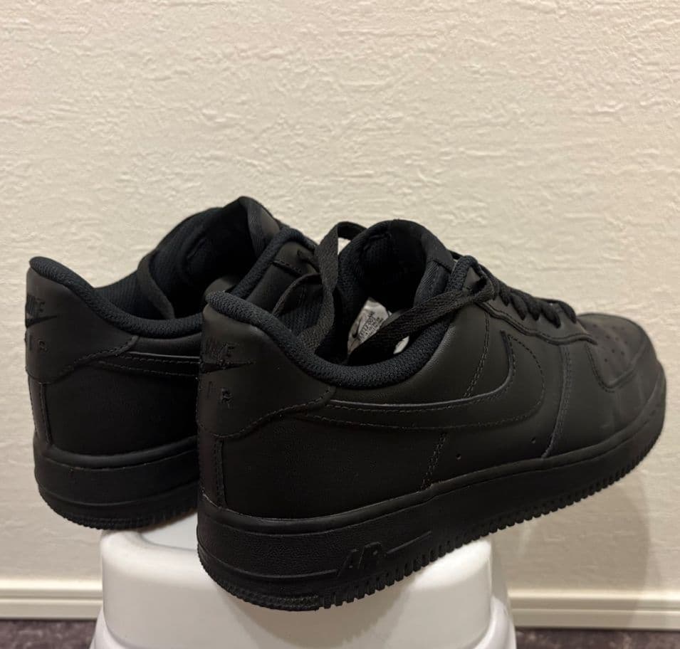 【美品】エアフォース1 07 ブラック×ブラック 26cm 315122-001
