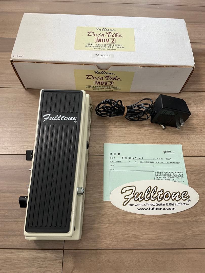 Fulltone Mini Deja Vibe MDV-2 エフェクター