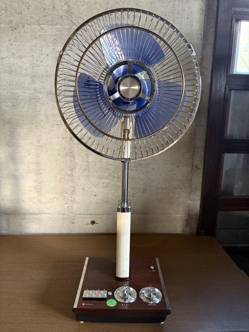 当時物　日立 H-654 扇風機 元箱付き 昭和 レトロ HITACHI