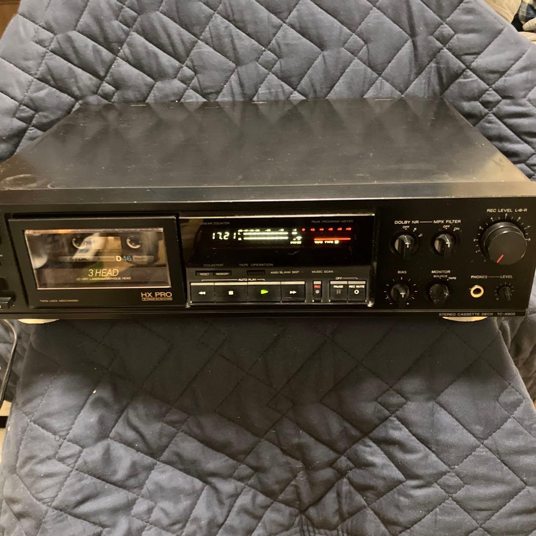 【如月価格】《完動品》SONY TC-K600 カセット3ヘッドPRO