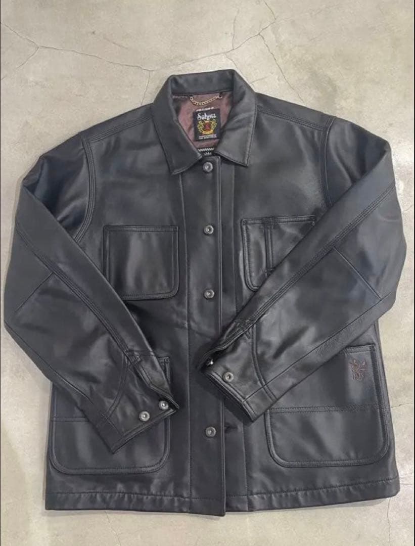 schott ラムレザー　レザージャケット