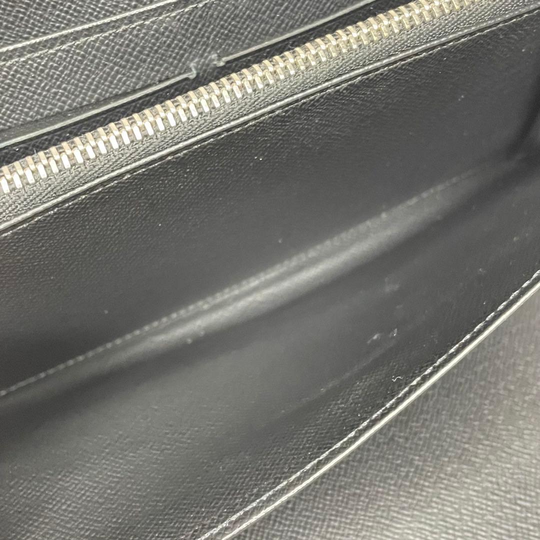 【ジャンク品】ルイヴィトン ダミエ グラフィット 長財布ジッピー オーガナイザー