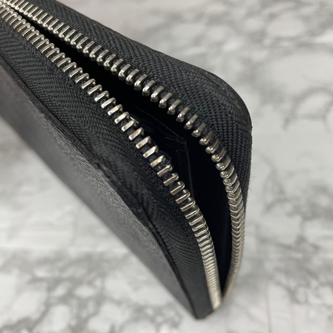 【ジャンク品】ルイヴィトン ダミエ グラフィット 長財布ジッピー オーガナイザー