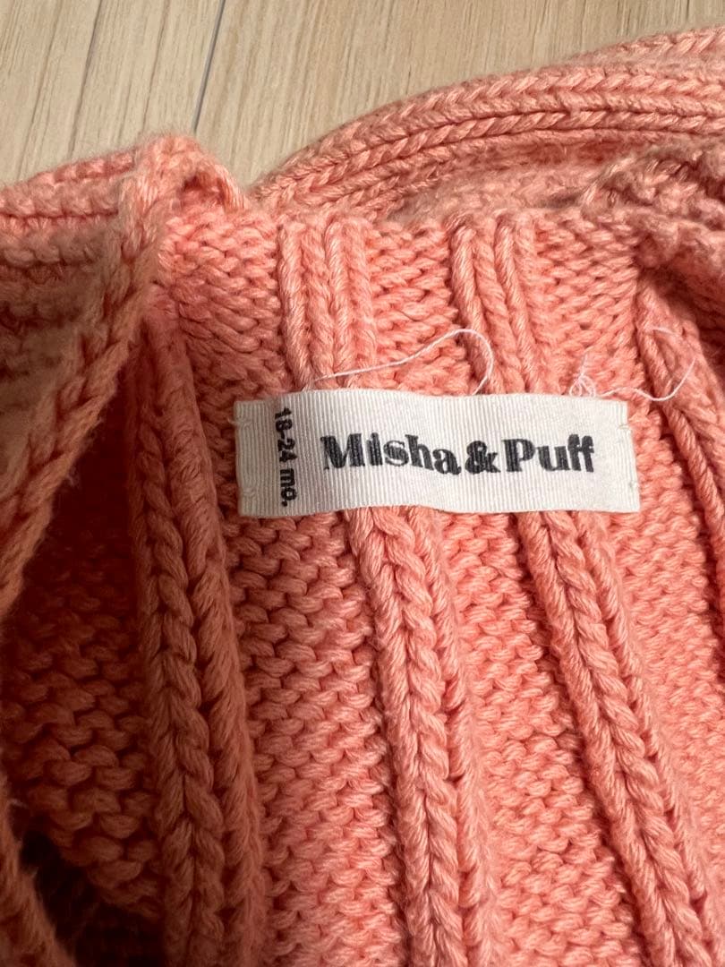 misha&puff ニット　ロンパース　18-24m