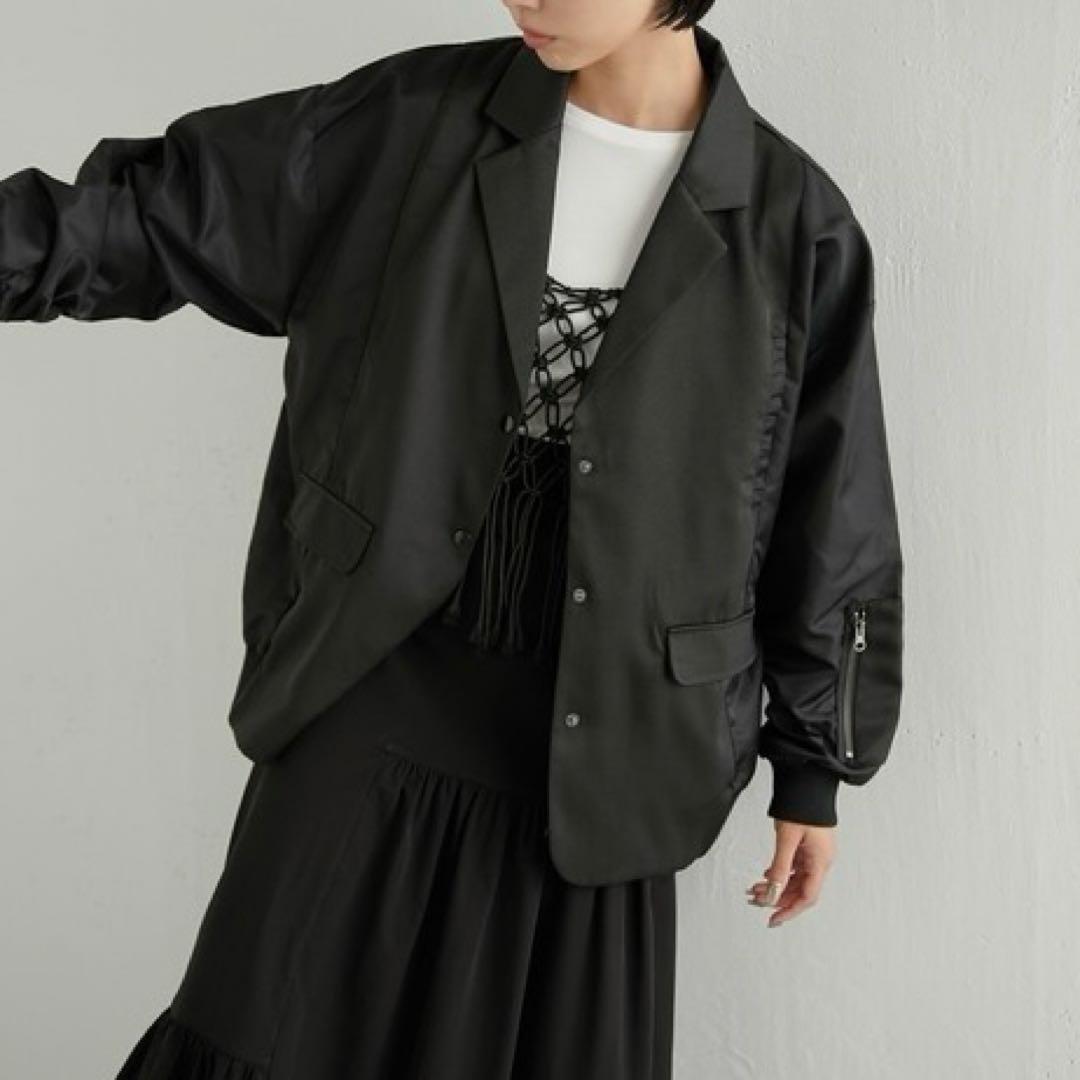 【未使用級】イアパピヨネ スミスタイル 洗える MA-1 ジャケット