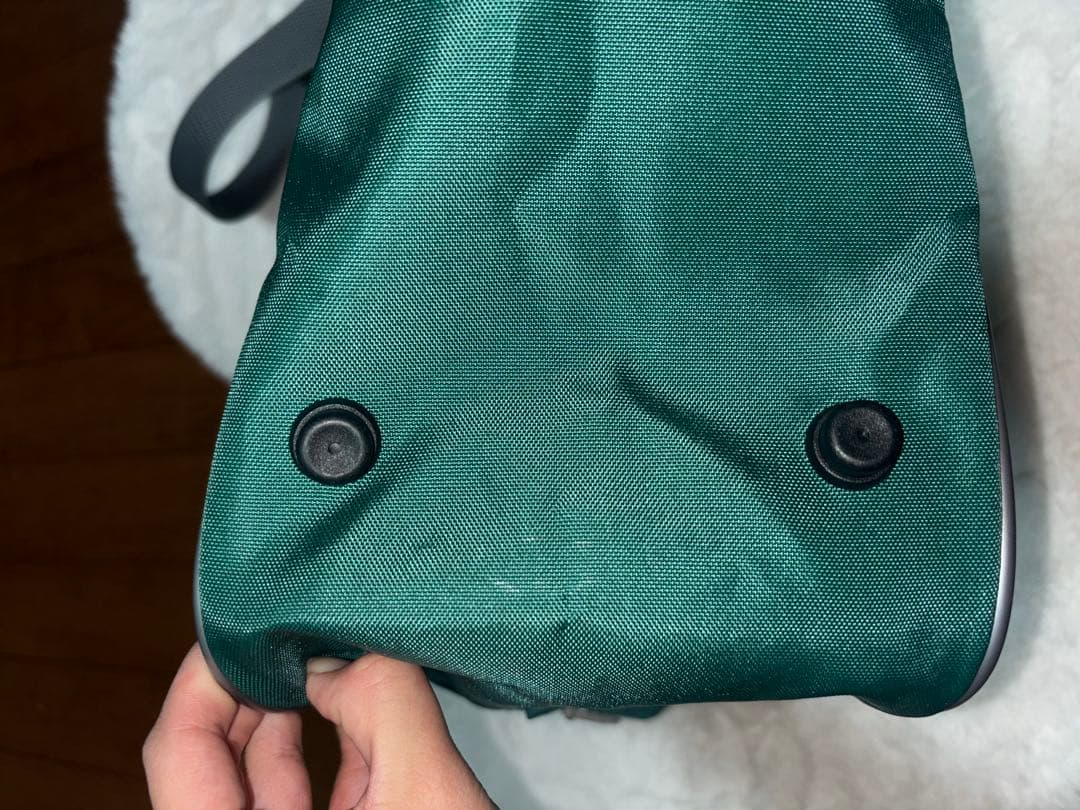 旧ワッペ ワールドペガサス 緑 スクバ