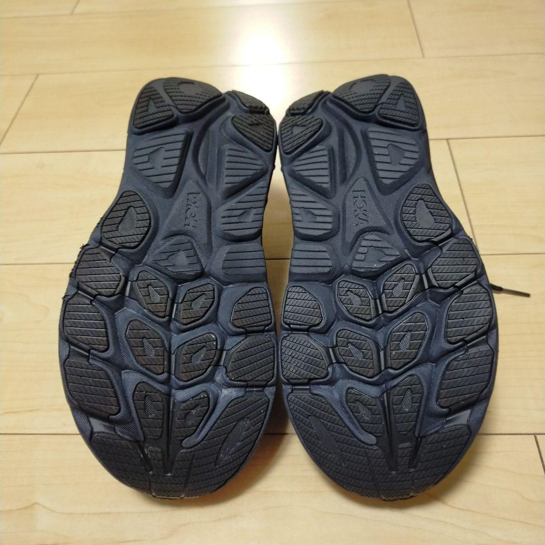 (美品)HOKA クリフトン10 エクストラワイド　26cm ブラック