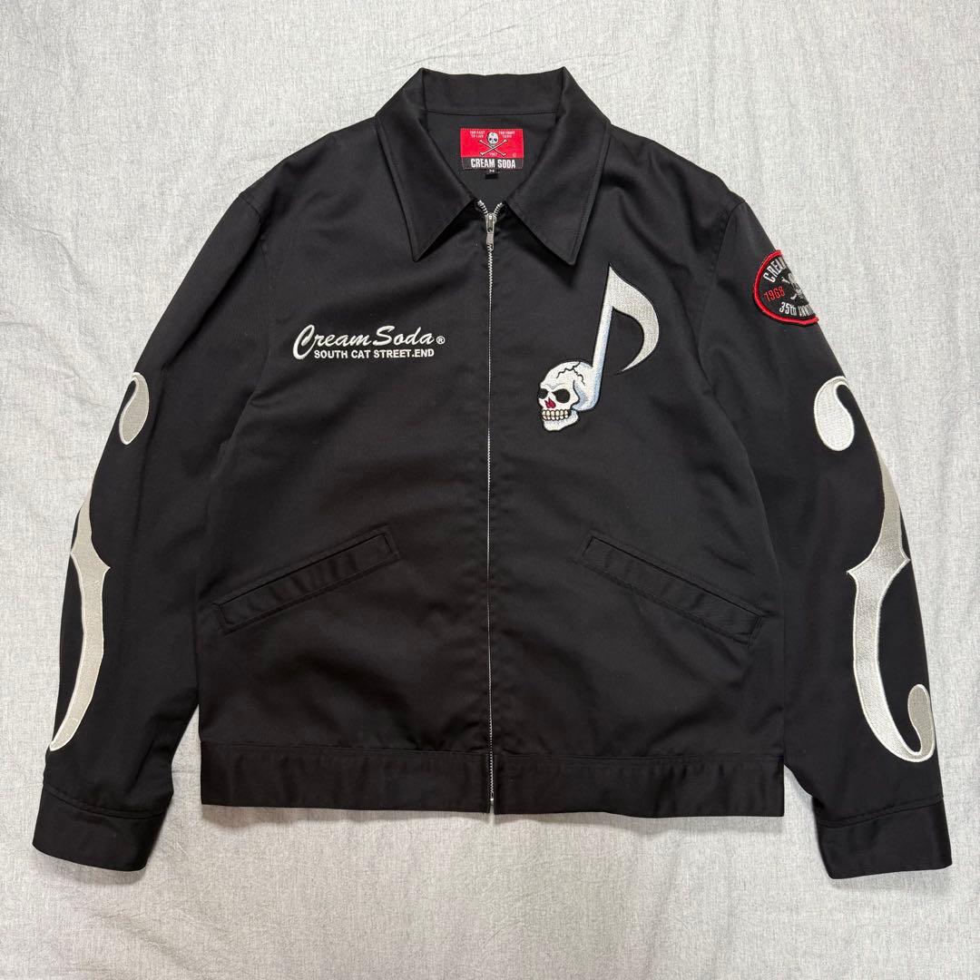 Ｊohnny 様CREAM SODA 35周年 スイングトップ M 刺繍 スカル