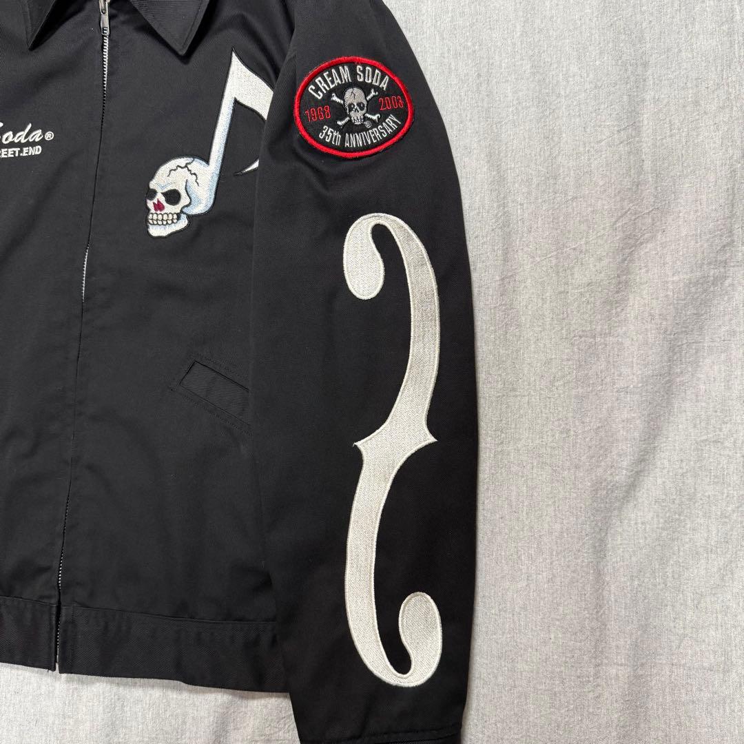 Ｊohnny 様CREAM SODA 35周年 スイングトップ M 刺繍 スカル