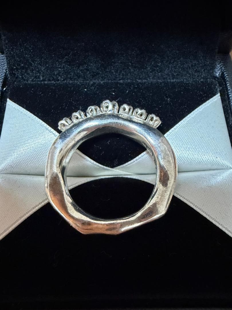 rosa maria エメラルド ダイヤモンドリング　シルバー925