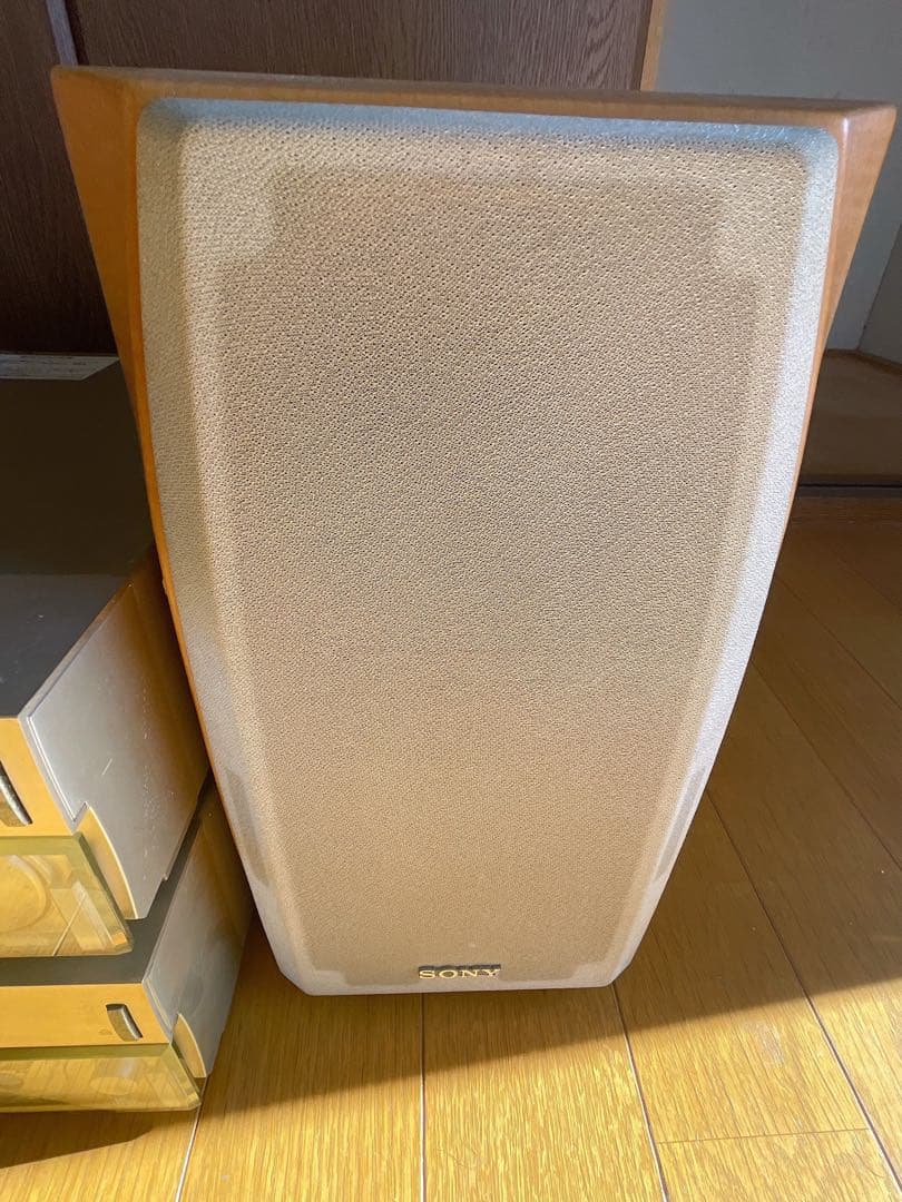 ⭐︎売り切りセール⭐︎MDS-SD1 SONY CD・MD・デッキウッドスピーカー付