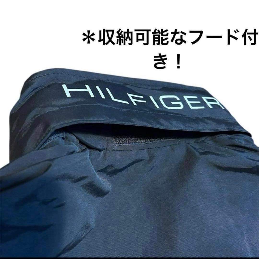   ナイロンジャケット＊ブラック【XL】新品フード付き