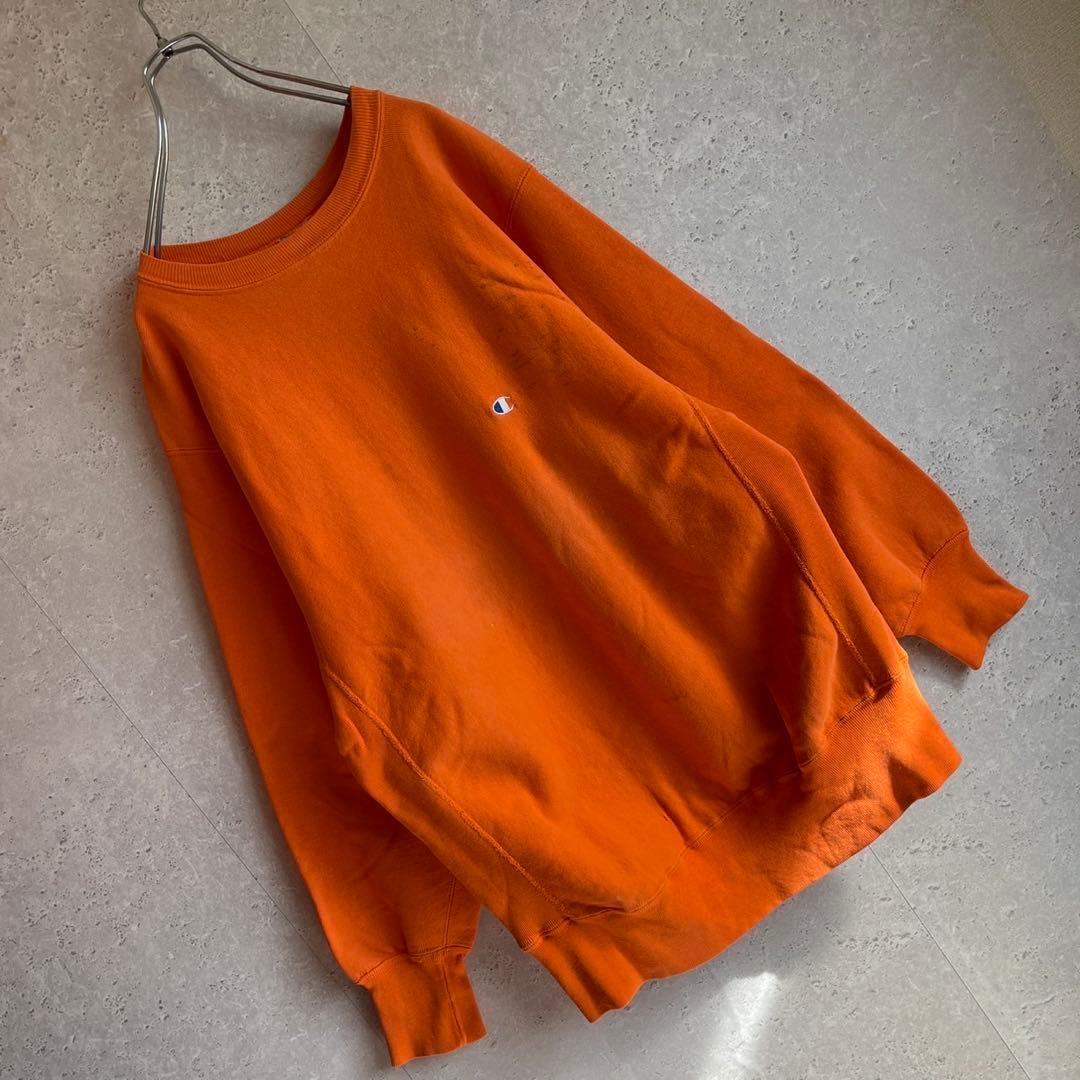 90s チャンピオン リバースウィーブ スウェットXL 刺繍タグ レアカラー