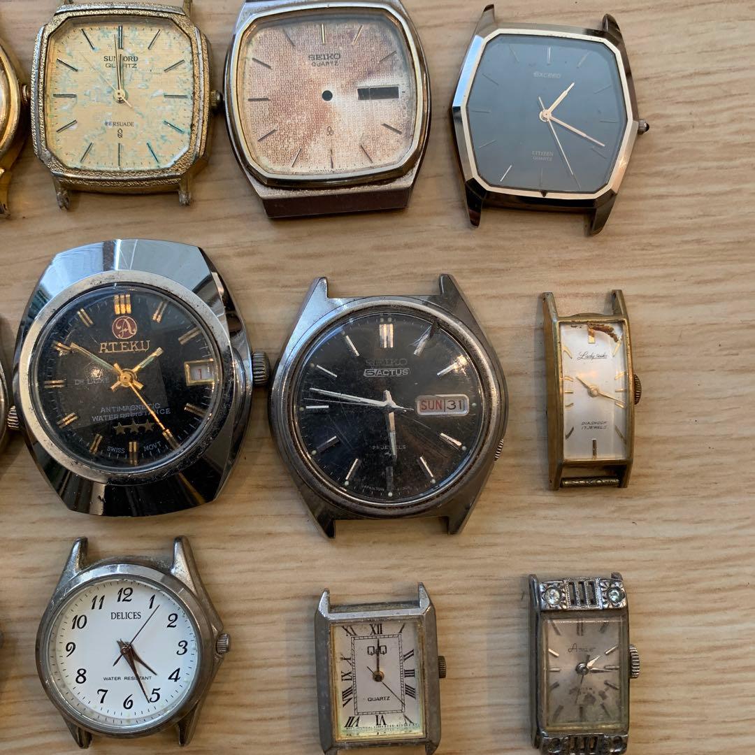 ア*カ様 ジャンク品　時計　フェイス　メンズ　レディース　100点以上　まとめ売