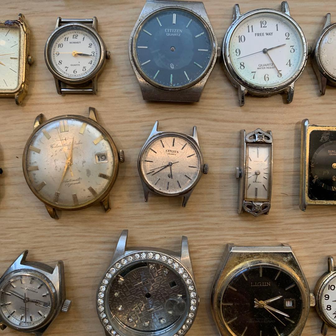 ア*カ様 ジャンク品　時計　フェイス　メンズ　レディース　100点以上　まとめ売