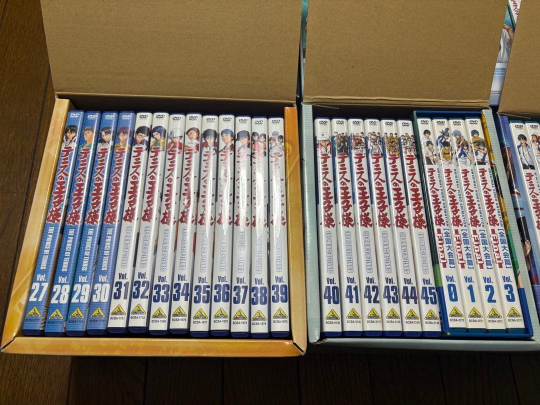 テニスの王子様 TV版 全45巻 + OVA DVD BOX付き 初回版特典