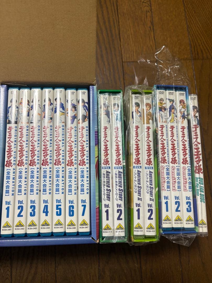 テニスの王子様 TV版 全45巻 + OVA DVD BOX付き 初回版特典