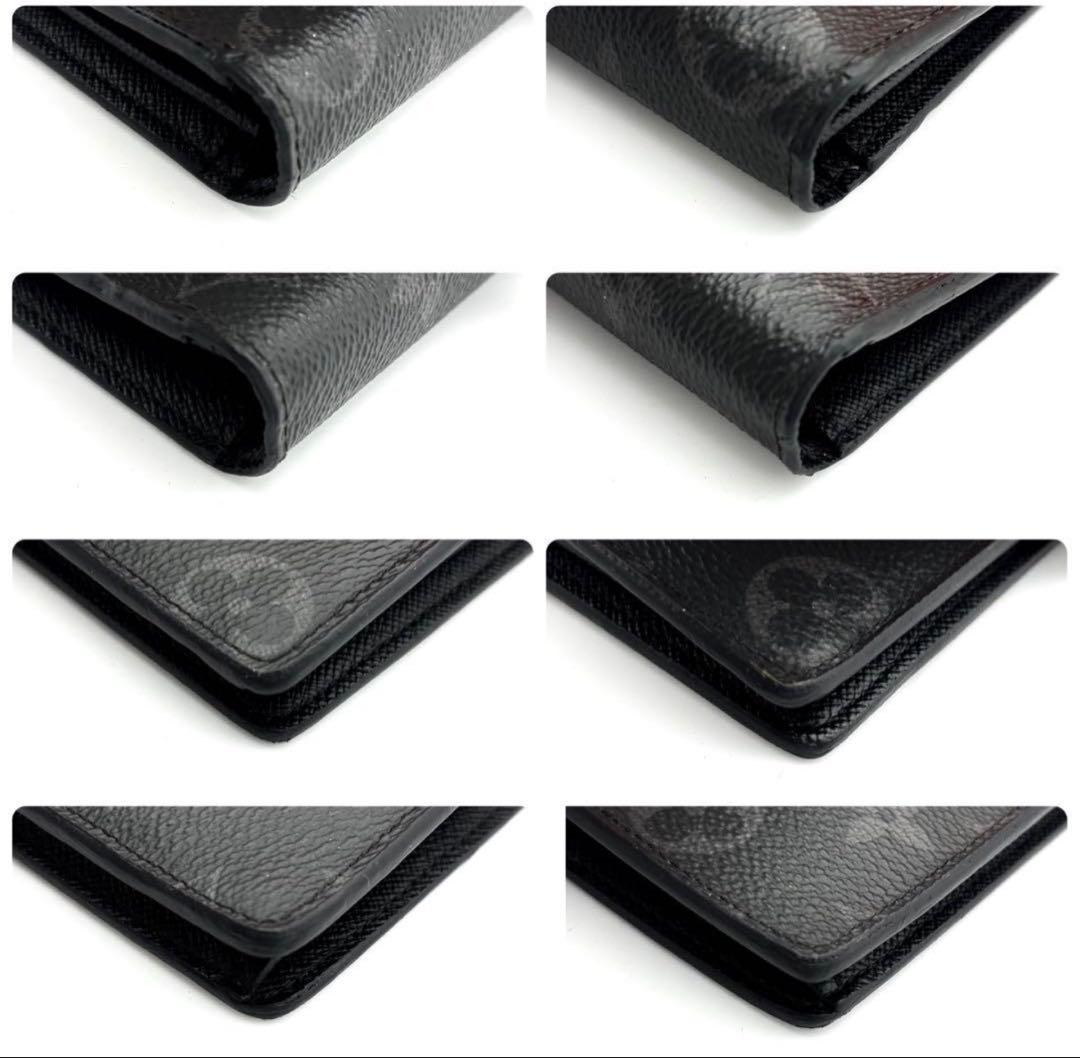 ☆美品☆ルイヴィトン モノグラムエクリプス 長財布 ポルトフォイユブラザNM