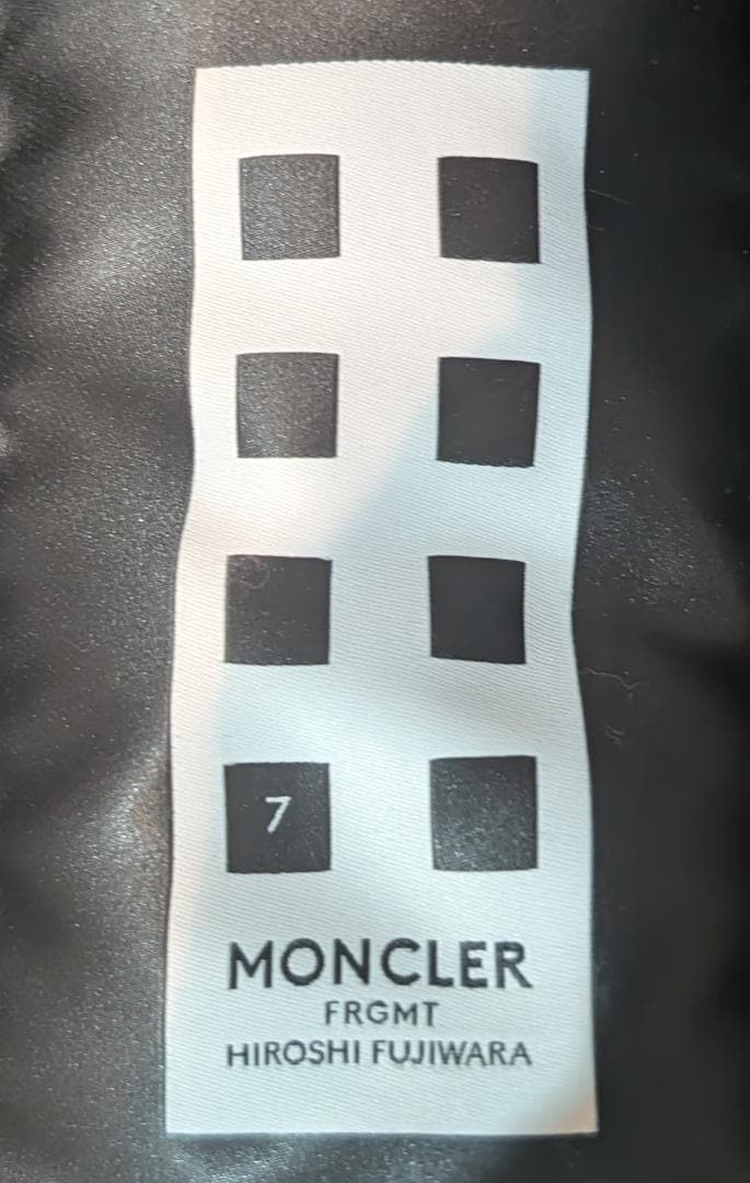 21秋冬 モンクレール×フラグメント MA-1 ダウンジャケット 1 藤原ヒロシ