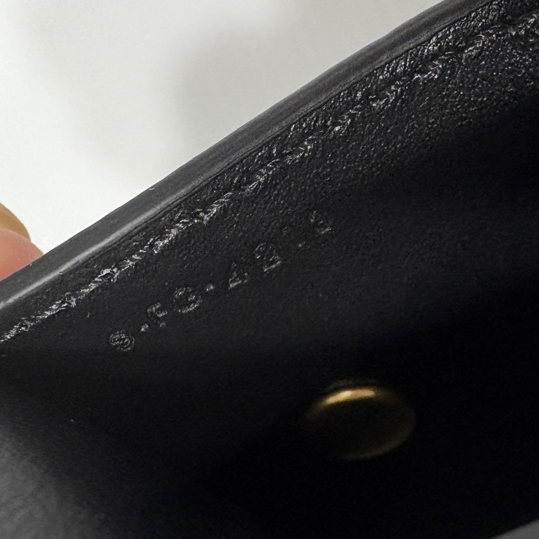 CELINE トリオンフ 6連 キーケース セリーヌ ブラック キーリング