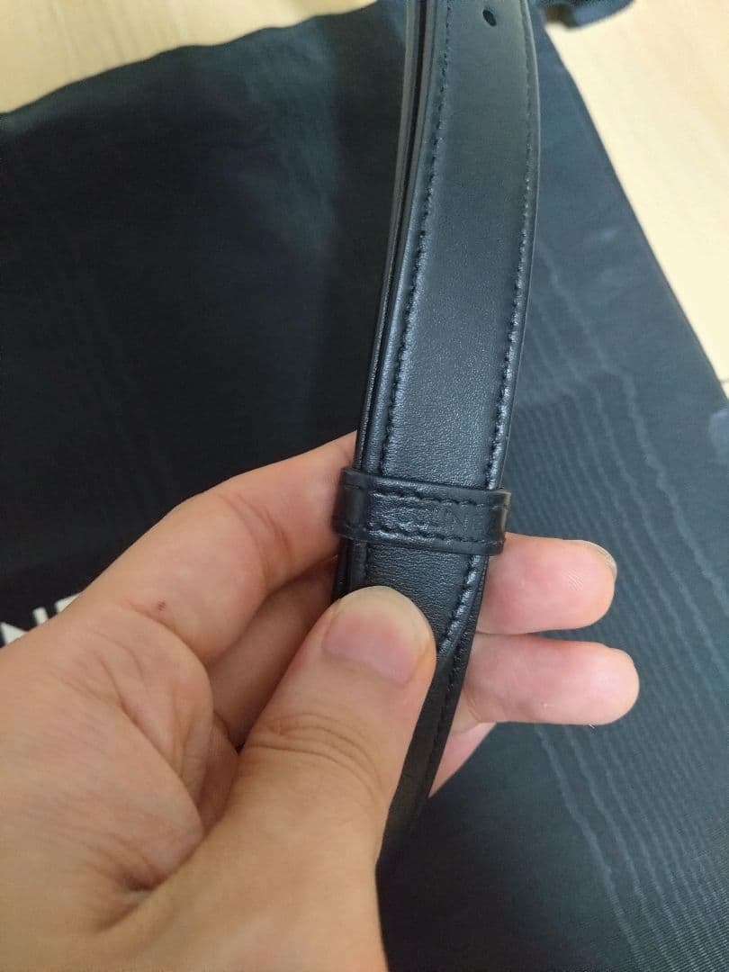 CELINE ブラックトリオンフ メッセンジャーバッグ