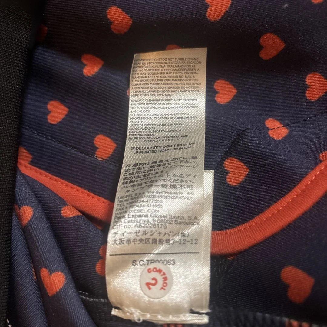 美品　DIESEl ディーゼル ラムレザー　スタジャン　スカジャン ブラック　L