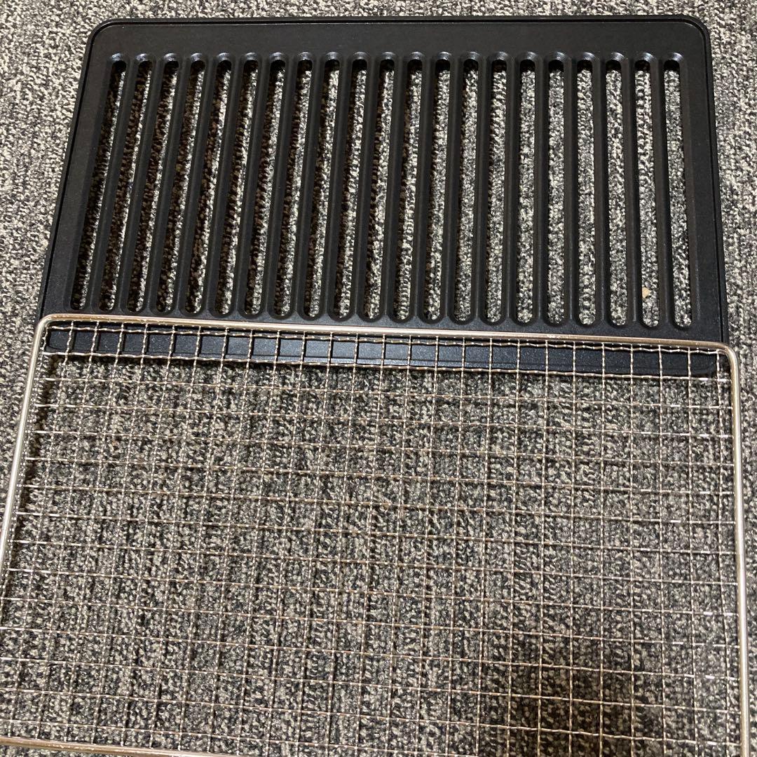 GLAMP 超少煙グリル　まるで七輪セット SG-01 ブラック