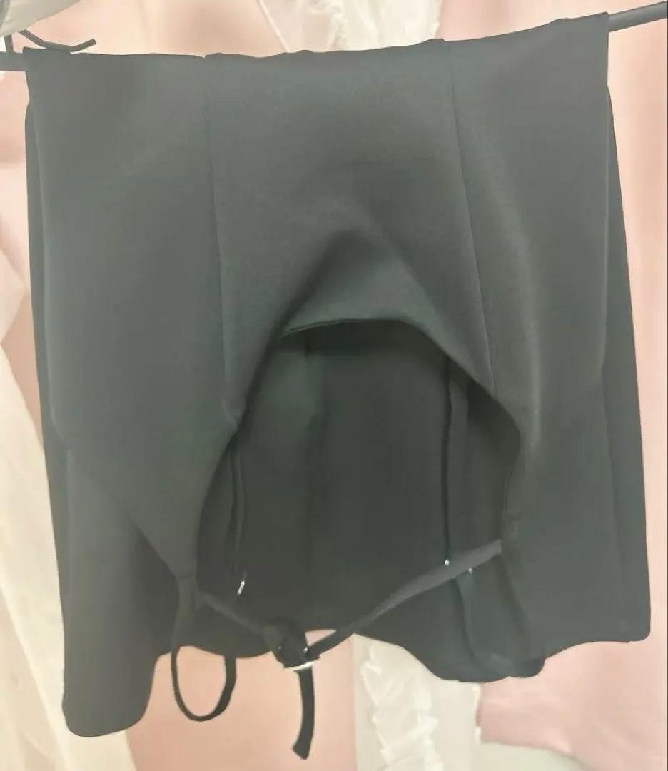 ミシェルマカロン シャツセットキャミワンピース xs