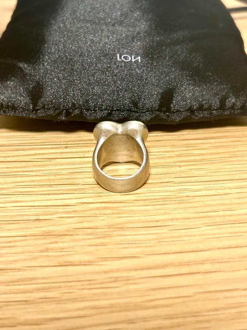 最終値下げ lon シルバー925 ピンキーリング 3号 レディース 指輪